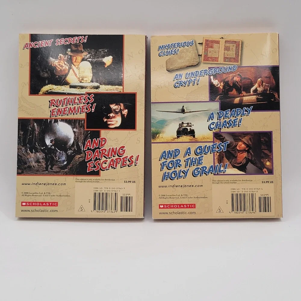 Ryder Windham Indiana Jones Raiders & Last Crusade Paperback 1st Printing‎ Good
